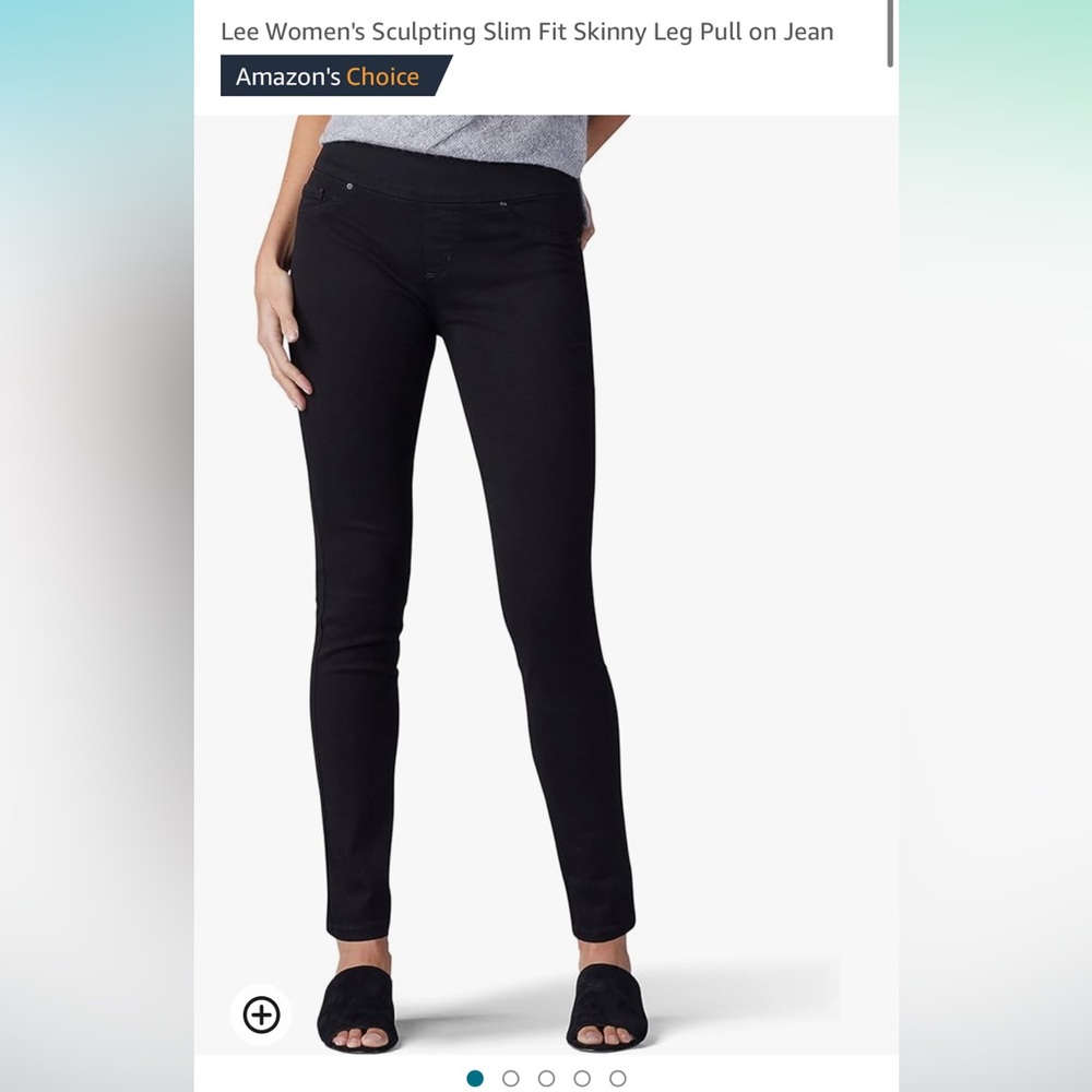 Lee sculpting slim fit black skinny jeans